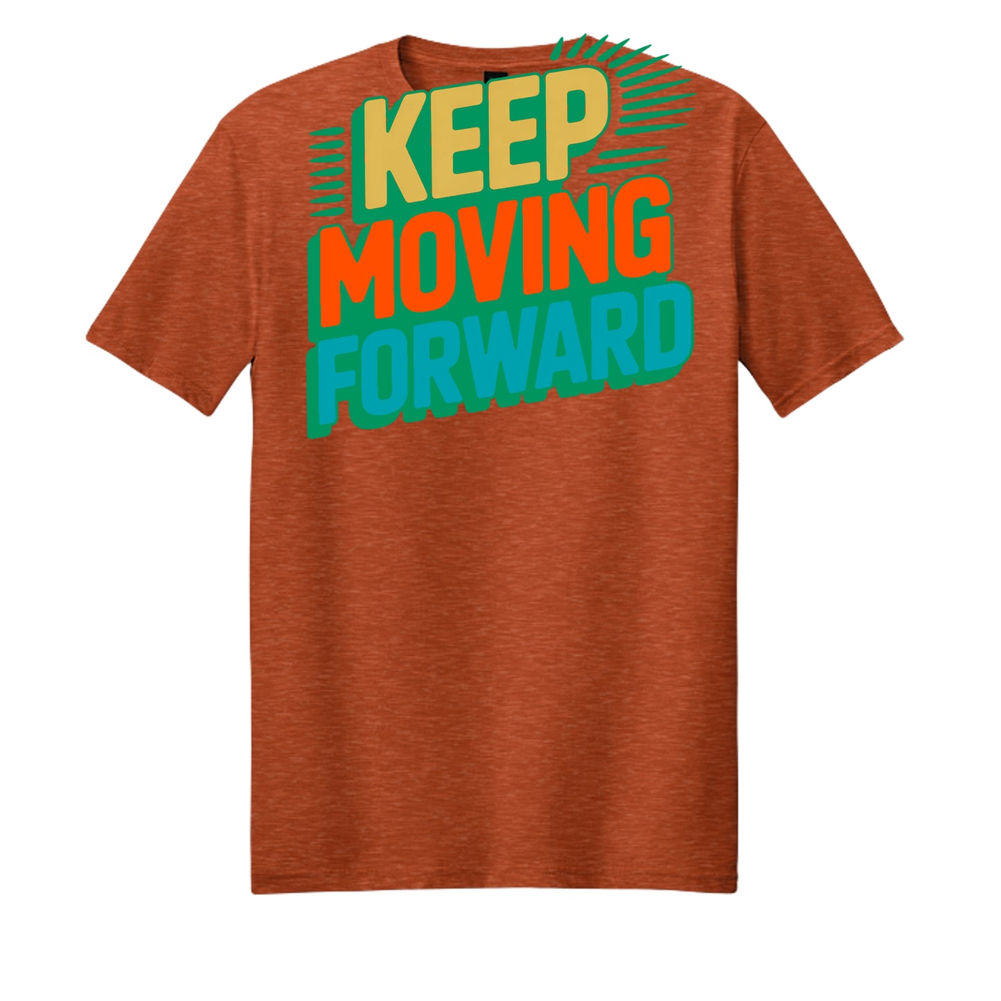 Deep Orange Heather - DM108 - FRONT