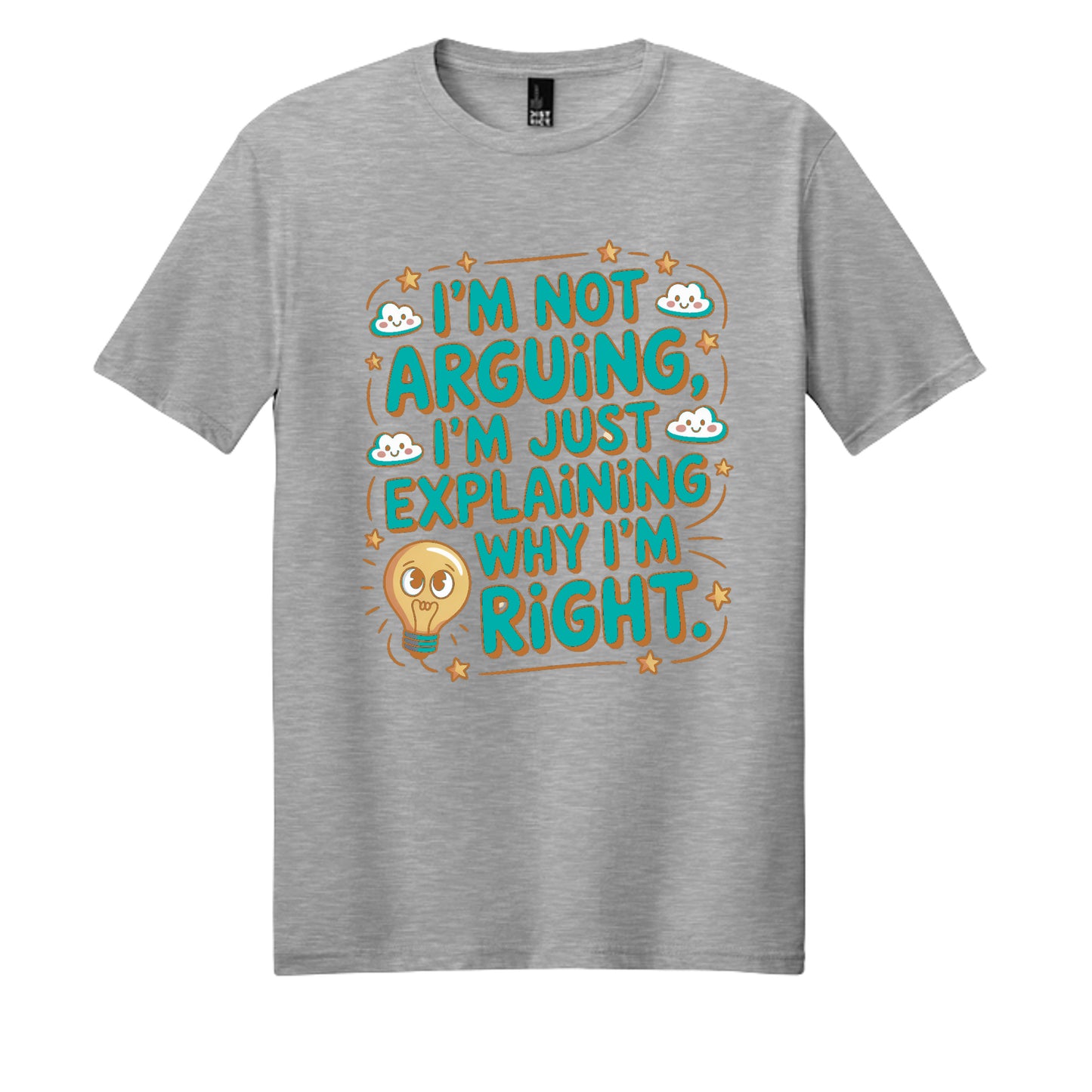 Light Heather Grey - DM108 - FRONT